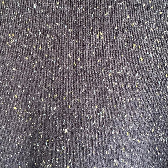 J.JILL Navy Blue Speckled Cotton‎ Angora Blend Ladies Minimalist Cardigan, PS - Picture 6 of 6